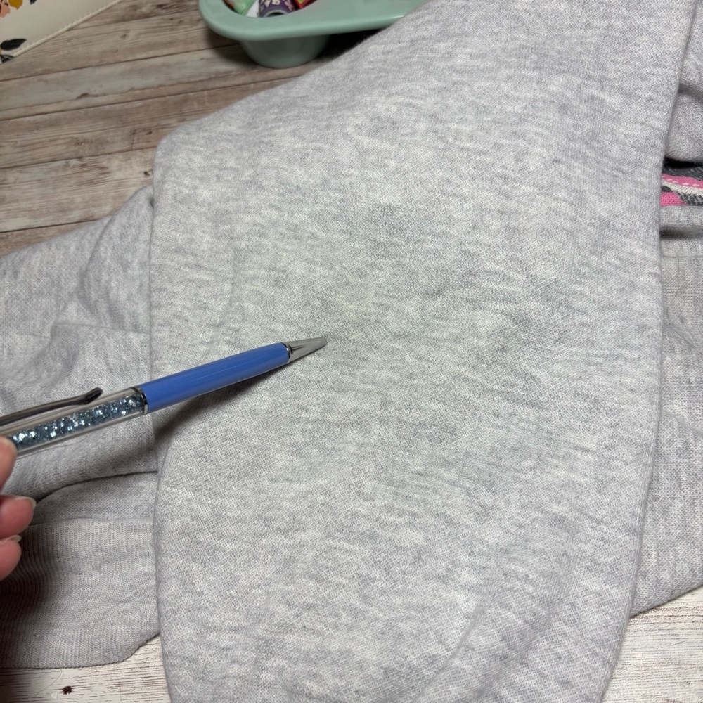 Vintage Haband For Her Gray Cat Collared Sweatshirt Women’s Sz.M VTG Grandma 90s - Picture 9 of 14